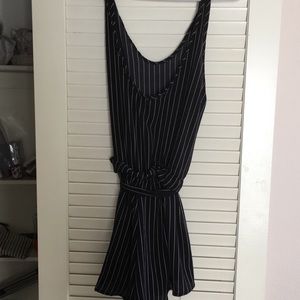 Pin stripe romper